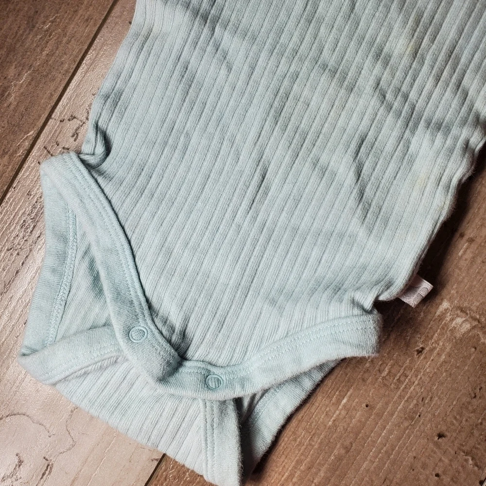 Baby Girl 100% Cotton 3Pc Bodysuit Bundle - Spring Pastel Colors - 0-3m 0/3m